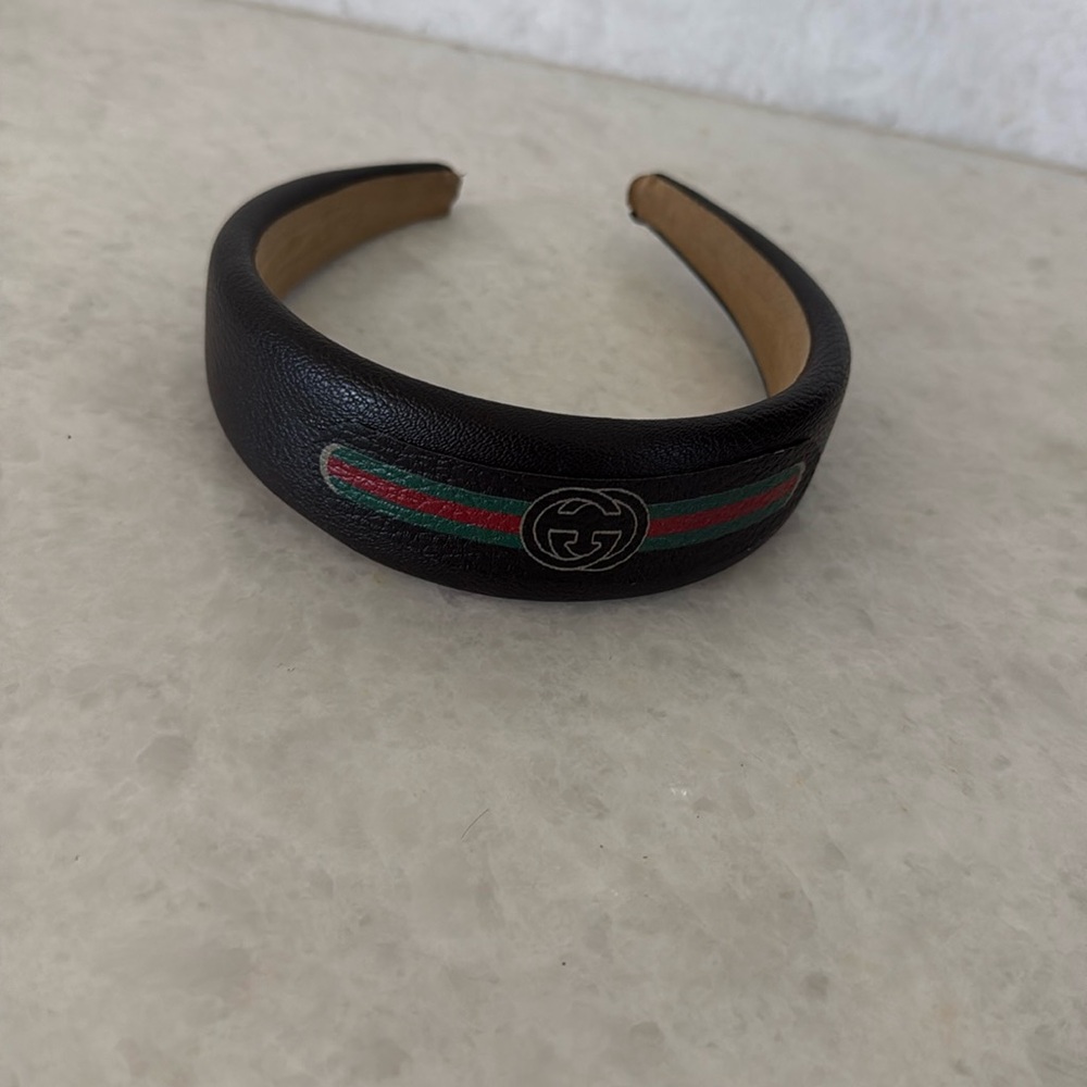 Headband up cycle Gucci canvas
